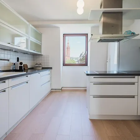 3 Bedroom Penthouse - Whirlpool - Zentral - Kueche - Wifi - Kaffee - Geraeumig - Terrasse - Parkhaus Wiesbaden